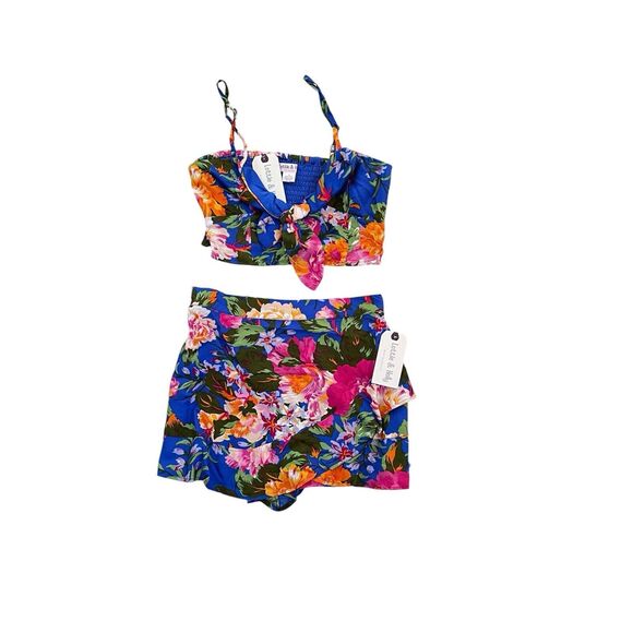Lottie & Holly BOG Collective Crop Top & Skort Set Womens Size M NWT - Picture 2 of 16